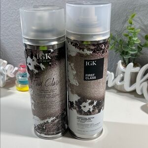 GK First Class Charcoal Detox Dry Shampoo set!!
